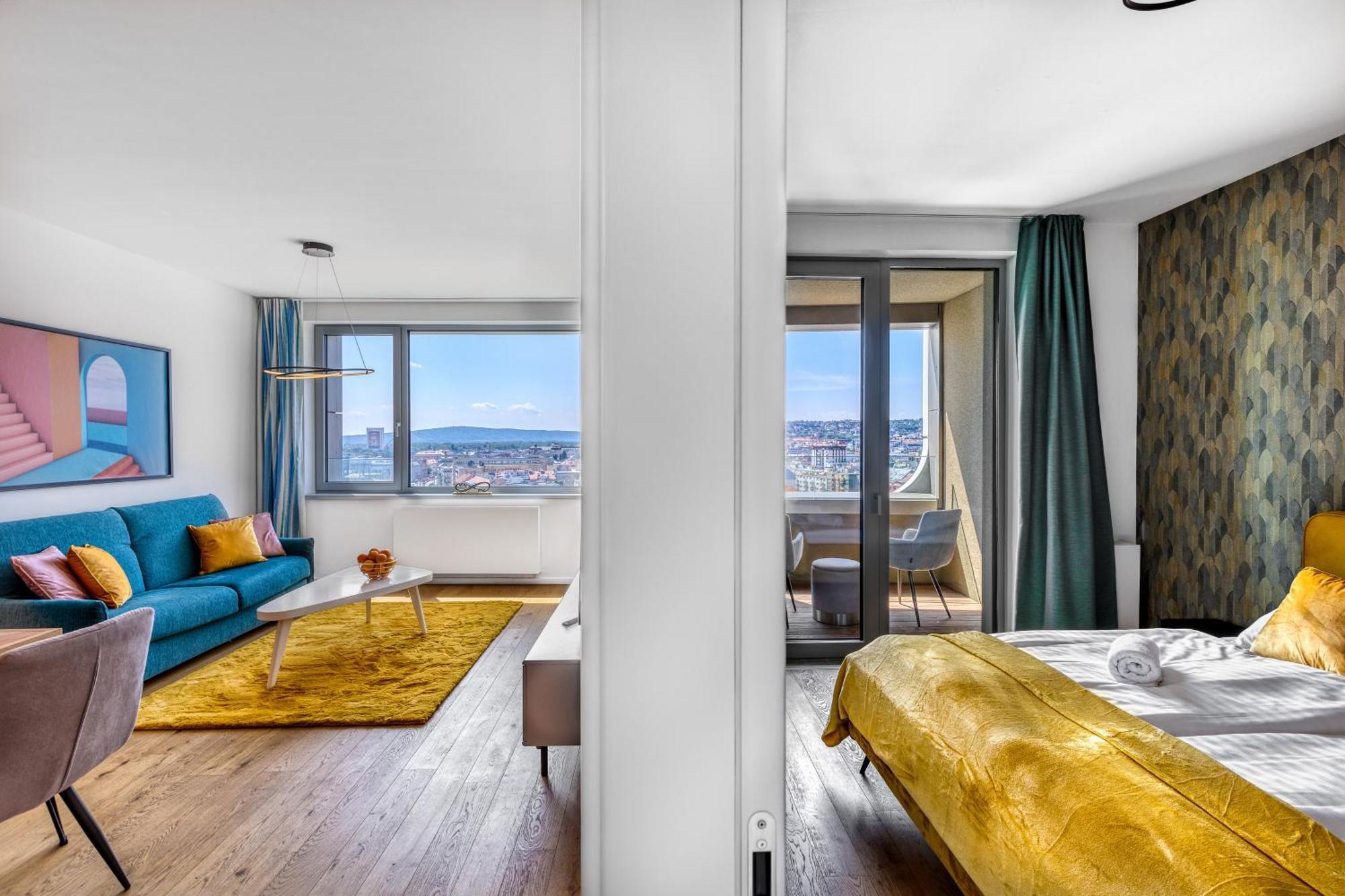 Sky Park 1 - Luxurious #Instaworthy Apartment In Downtown City Center With Included Parking, Best Address In Town Bratislava Ngoại thất bức ảnh